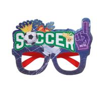 YIGZYCN Gafas temáticas de fútbol para adultos y adolescentes, marco de gafas de copa europea para celebración
