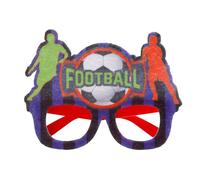 YIGZYCN Gafas temáticas de fútbol para adultos y adolescentes, marco de gafas de copa europea para celebración