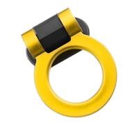 YIGZYCN Gancho de remolque ABS de alta resistencia montado en parachoques delantero, resistente a los impactos, fijación segura para múltiples vehículos, gancho de remolque para parachoques delantero