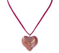 YIGZYCN Gargantilla de cristal en forma de corazón de moda, accesorio de joyería de cristal versátil para mujeres simbólicas para todas las edades