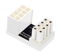 YIGZYCN GPU PCIe 8 pines U Turn Conector de ángulo de 180 grados Placa adaptador de corriente para tarjeta gráfica de escritorio 8 pines U Turn Gpu adaptador cabeza codo GPU conector de alimentación