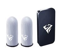 YIGZYCN Guantes para dedos a prueba de sudor, transpirables, para videojuegos, antideslizantes, de fibra plateada, antisudor, transpirables, para control de juegos