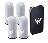 YIGZYCN Guantes para dedos a prueba de sudor, transpirables, para videojuegos, antideslizantes, de fibra plateada, antisudor, transpirables, para control de juegos