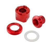 YIGZYCN Herramienta de instalación de cubierta de brazo de manivela de aleación de aluminio, reparación de ciclo, llave de brazo de manivela de bicicleta, extractor de bielas de montaje directo