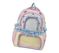 YIGZYCN Itabag - Mochilas de exhibición de pines con inserto, bonita mochila estética para anime, cosplay, escuela, Itabag, mochila de día, bolsa de hombro transparente, a