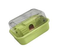 YIGZYCN Jaula para hámster con base extraíble, rueda de ejercicio silenciosa y diseño de doble capa para una fácil limpieza y hábitats cómodos, jaula para hámster con zona de actividad