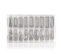 YIGZYCN Juego de 108/144/270/360 piezas de herramientas para quitar pasadores de eslabones de reloj, 8 mm-25 mm para reparación de relojes inteligentes