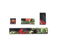 YIGZYCN Juego de 4 teclas/juego de 5 lados para teclado mecánico de sublimación de tinte para MX 6.25U, barra espaciadora, teclas, OEM