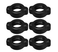 YIGZYCN Juego de 6 tuercas de fijación universal de cabeza esférica de 17 mm, piezas de repuesto para soporte de teléfono de coche, sistemas de soporte de fijación