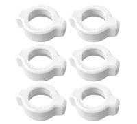 YIGZYCN Juego de 6 tuercas de fijación universal de cabeza esférica de 17 mm, piezas de repuesto para soporte de teléfono de coche, sistemas de soporte de fijación