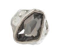 YIGZYCN Juego de collar facetado de acrílico negro modernista y 2 piezas de joyería de accesorios vanguardistas pero sofisticados, juego de joyas de diamantes negros acrílicos, talla única, como se