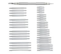 YIGZYCN Juego de herramientas de ajuste de correa de reloj con 41 pasadores de resorte de acero inoxidable para reparación de ajuste de correa