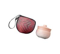 YIGZYCN Juego de té portátil de cerámica exquisito, tetera y taza de cerámica para acampar al aire libre, uso doméstico, regalo creativo, juego de camping en miniatura