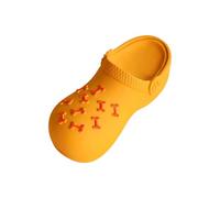 YIGZYCN Juguete chirriante para perros grandes, diseño interactivo de rebote, limpieza de dientes de látex, superficies de limpieza de dientes, juguete canino activado por ruido