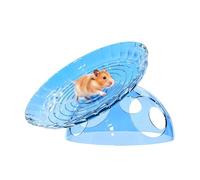 YIGZYCN Juguete de disco para correr para hámster doméstico, silencioso, para mascotas pequeñas, impermeable, rueda giratoria para mascotas pequeñas, platillos voladores silenciosos, rueda de