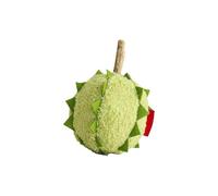 YIGZYCN Juguete de peluche para dentición de frutas con diseño realista de menta gatera, promueve tiempos de juego activos, masticable para mascotas pequeñas, juguete de menta