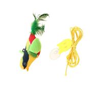 YIGZYCN Juguete para pájaros, gorrión, realista, interactivo, juego de pájaros, chirping interior, felinos