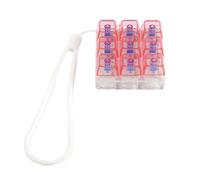 YIGZYCN Llavero con 9 teclas LED, probador de interruptores de juguete con cable de silicona con comentarios táctiles, alivio del estrés para adultos
