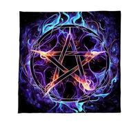 YIGZYCN Mantel cuadrado para altares, juego de mesa, tarots, mesa de lectura, cubierta de cartas, mantel de adivinación misteriosa, tarots