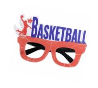 YIGZYCN Marco de gafas de baloncesto divertidas y decorativas para cabina de fotos, gafas de fiesta