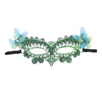 YIGZYCN Máscara de baile de máscaras para mujer con diamantes de imitación, máscara de fiesta veneciana, máscara de media cara, máscara de encaje, máscara de Mardi Gras