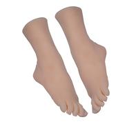 YIGZYCN Modelo realista de anatomía de pie femenino, tamaño 38, para suministros de arte, enseñanza, accesorios de moda, TPE resistente, construcción, arte, aula, referencia de anatomía