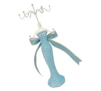 YIGZYCN Moderno soporte de exhibición de joyas para aretes, anillos, collares, elegante organizador de encimera de montaje rápido, soporte de joyería reciclable, soporte portátil para anillos y aretes