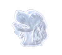 YIGZYCN Molde de resina de silicona versátil para perros que añade personalidad a tus decoraciones de pared espaciales para entusiastas y artesanos. Molde de silicona para artículos hechos a mano