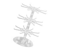 YIGZYCN Organizadores de joyas giratorios multiusos con estructura reforzada, soporte de exhibición para decoración del hogar, uso elegante