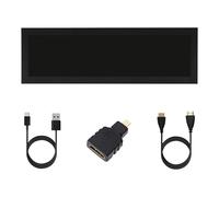 YIGZYCN Pantalla secundaria de 8.8 pulgadas, 1920 x 480, pantalla LCD de alto brillo para el cuidado de los ojos, vista completa para PC, CPU, cámara, monitor de computadora