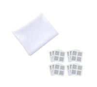 YIGZYCN Pantallas invisibles resistentes al desgarro, diseños adhesivos para uso en interiores y exteriores, mallas sin herramientas, juego de instalación de cinta invisible para ventana