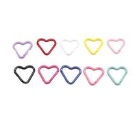 YIGZYCN Paquete de 10 mosquetones grandes y fuertes para mochilas, accesorios