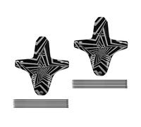 YIGZYCN Paquete de 2 guardabarros para bicicleta, ligeros, duraderos, protectores de barro para protección delantera y trasera, regulables