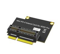 YIGZYCN PCBs - Tarjeta de extensión PCIE en miniatura para XD05, placa adaptadora de sonido dorada para trabajos de repuesto e instalación, tarjeta adaptadora de sonido en ángulo recto