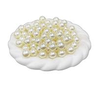YIGZYCN Perlas de resina versátiles sin agujeros, 7 opciones de diámetro, 5 mm, 6 mm, 8 mm, 10 mm, 12 mm, 14 mm, 16 mm, suministros para manualidades, fiestas, decoración de boda