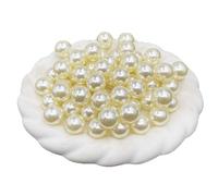 YIGZYCN Perlas de resina versátiles sin agujeros, 7 opciones de diámetro, 5 mm, 6 mm, 8 mm, 10 mm, 12 mm, 14 mm, 16 mm, suministros para manualidades, fiestas, decoración de boda