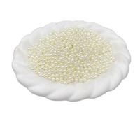 YIGZYCN Perlas de resina versátiles sin agujeros, 7 opciones de diámetro, 5 mm, 6 mm, 8 mm, 10 mm, 12 mm, 14 mm, 16 mm, suministros para manualidades, fiestas, decoración de boda