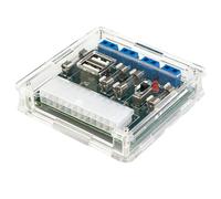 YIGZYCN Placa adaptadora de corriente de escritorio de 24 pines para computadora, placa de distribución de energía de alta eficiencia para múltiples dispositivos, fuente de alimentación eficiente para