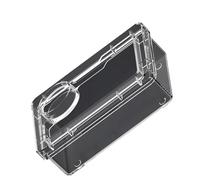 YIGZYCN Platos de alimentación para mascotas con cubierta transparente para reptiles, platos de comida para reptiles, cuenco de alimentación para reptiles con base antideslizante, cuenco pequeño para