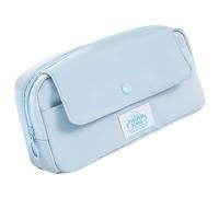 YIGZYCN Portalápices de moda con amplios diseños de ahorro de espacio, accesorio portátil para la escuela y suministros de arte, uso diario, Blue