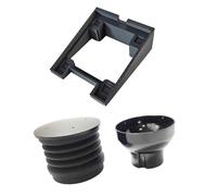 YIGZYCN Práctico dispositivo de limpieza para cafetera, boquilla de goma, bombas de aire, elimina los suelos difíciles de forma segura con textura, soplador de limpieza