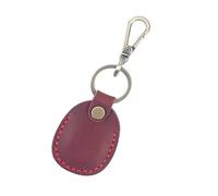 YIGZYCN Práctico soporte para tarjetas de acceso de piel sintética resistente, elegante diseño de lágrima, accesorio para oficina, escuela y apartamento, soporte para tarjetas de acceso escolar, rojo