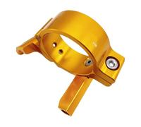 YIGZYCN Precisions - Adaptador de desviador ajustable para bicicletas plegables, lo que permite una conversión de velocidad única a doble, aleación de aluminio, ajuste estándar, abrazadera de