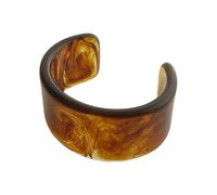 YIGZYCN Pulseras de resina para mujer, elegantes pulseras anchas e irregulares, joyería de resina de moda, brazalete irregular para mujeres y niñas