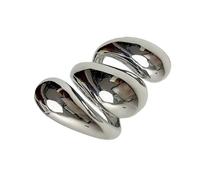 YIGZYCN Pulseras irregulares geométricas anchas y modernas exageradas, adecuadas para parejas y ocasiones de fiesta