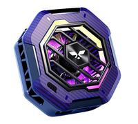 YIGZYCN Radiador semiconductor de clip trasero para teléfono celular con luz LED para la mayoría de los modelos de 2 engranajes, temperatura ajustable ventilador de refrigeración de teléfono