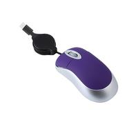 YIGZYCN Ratón con cable retráctil ratón con cable para ordenador portátil Notebook Mouse para ordenador con cable pequeño USB C ratón óptico negro