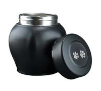 YIGZYCN Recipiente de recuerdo de mascotas, urna conmemorativa de acero inoxidable para perros y gatos, garantiza un almacenamiento en seco y un mantenimiento sencillo para cenizas