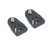 YIGZYCN Reposapiés de ciclo de flexión transportable, fibras de carbono, mecanismo de liberación rápida, ideal para viajeros, turistas, asistencia de pies velocipede