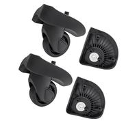 YIGZYCN Repuesto de rueda de equipaje, kits de viaje de maleta, reparación de bricolaje, ruedas giratorias resistentes de rotación de 360 grados